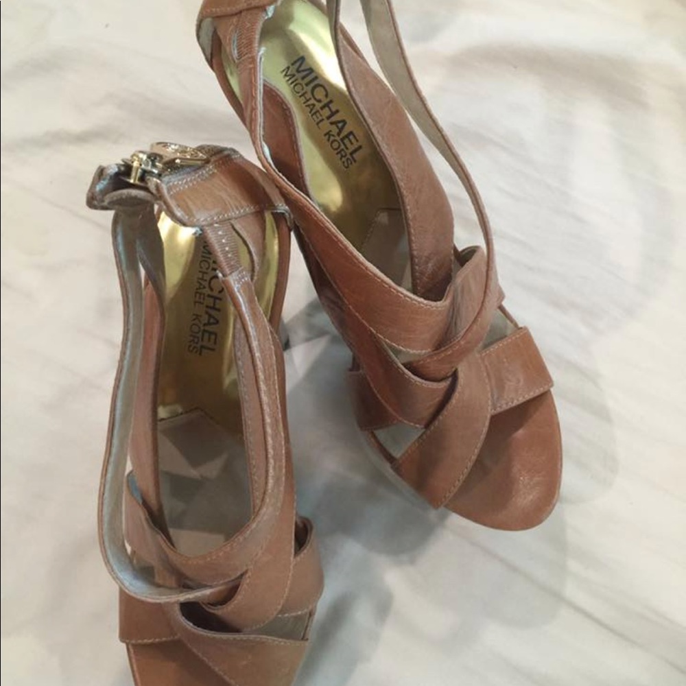 Michael Kors Camel Heels
